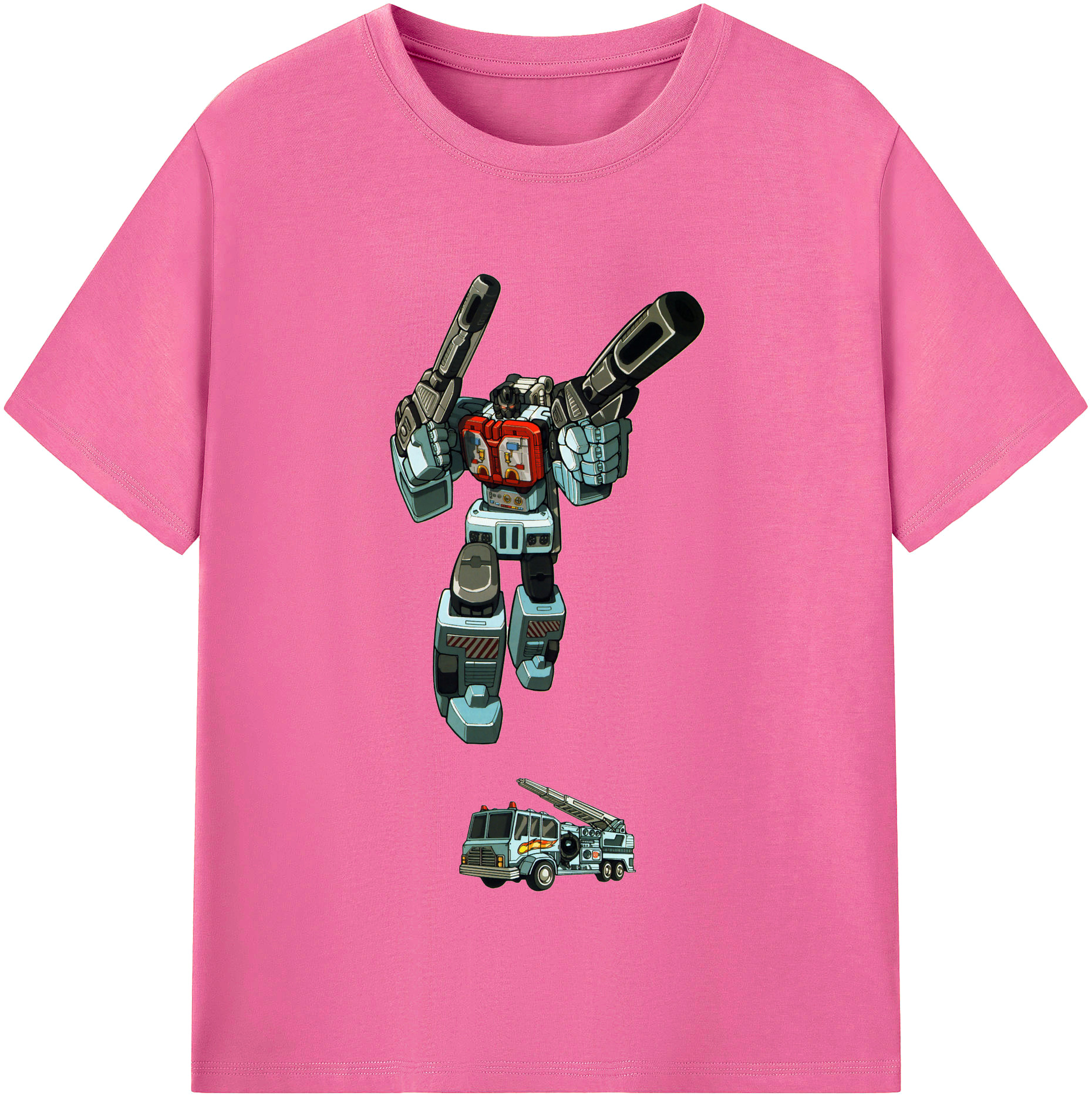 （画像用）  レディースカジュアルプリントTシャツ（綿100％）